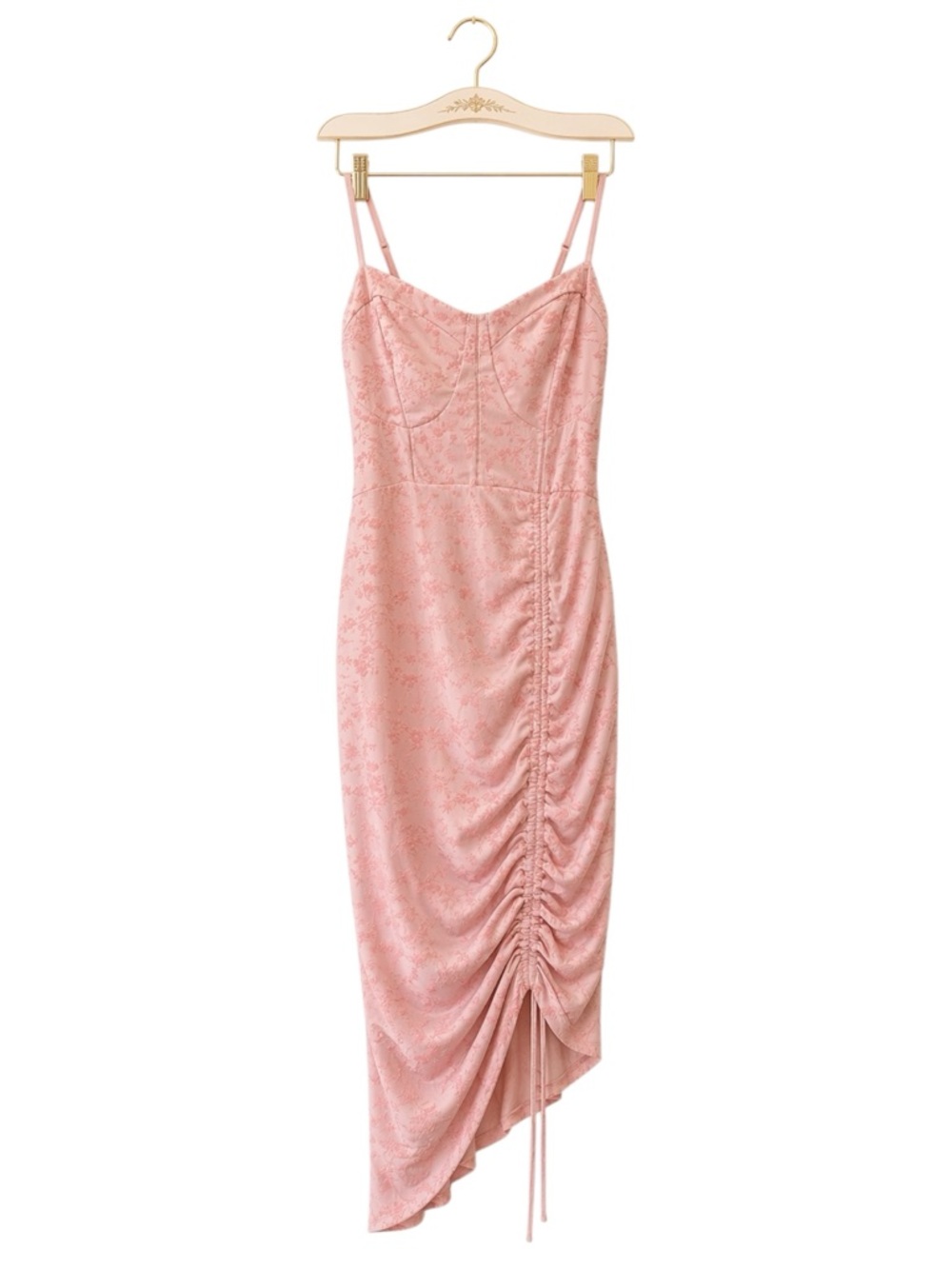 Womens Y2K Babydoll Velvet Fairy Dress 3XL Coquette Balletcore Midi‎ Fitted Pink
